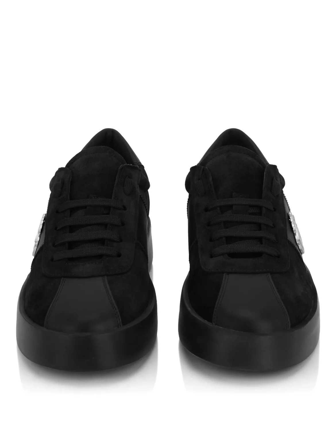 Low-Top Sneakers Suede BB Crest, цвет: Черный