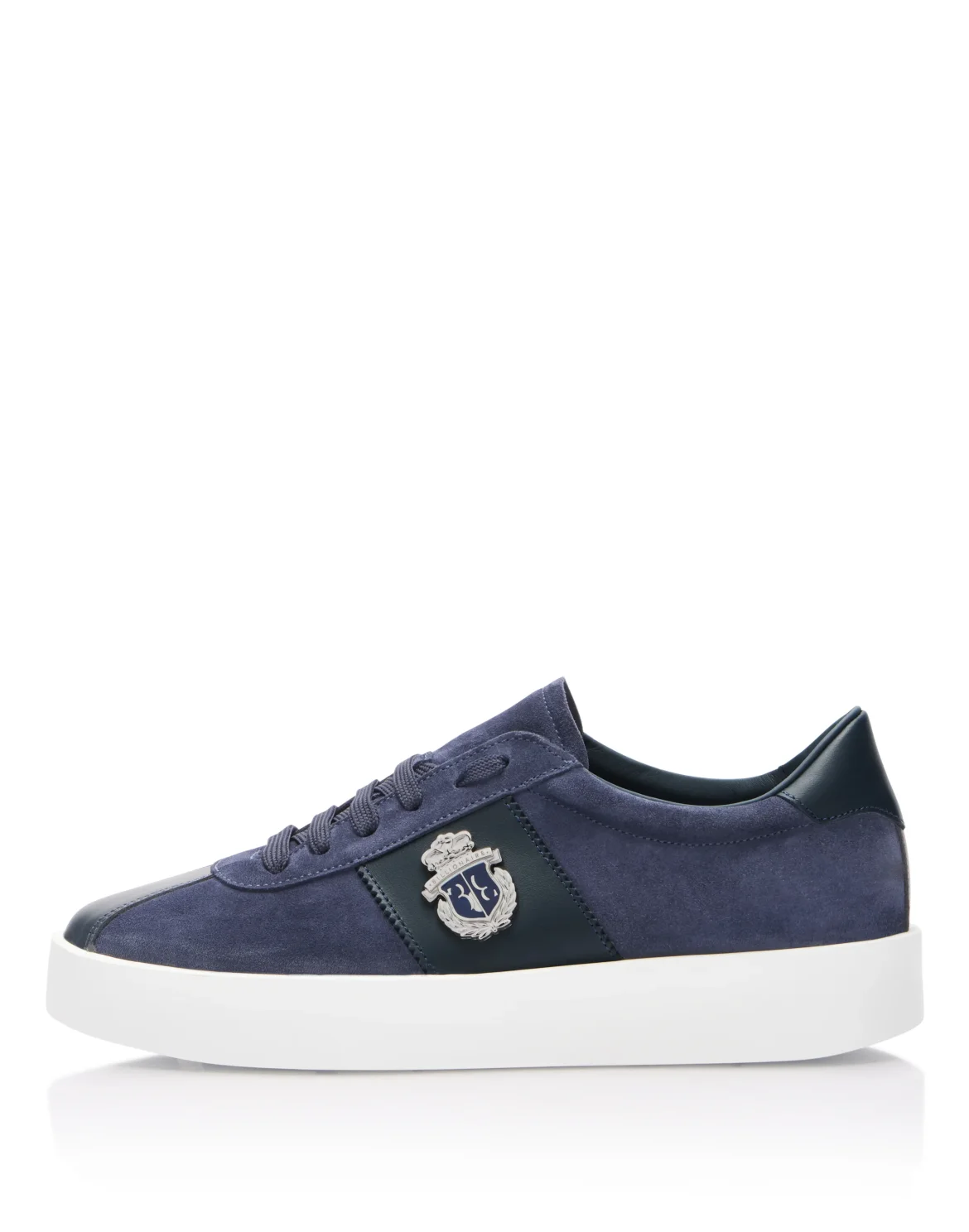 Low-Top Sneakers Suede BB Crest, цвет: Синий