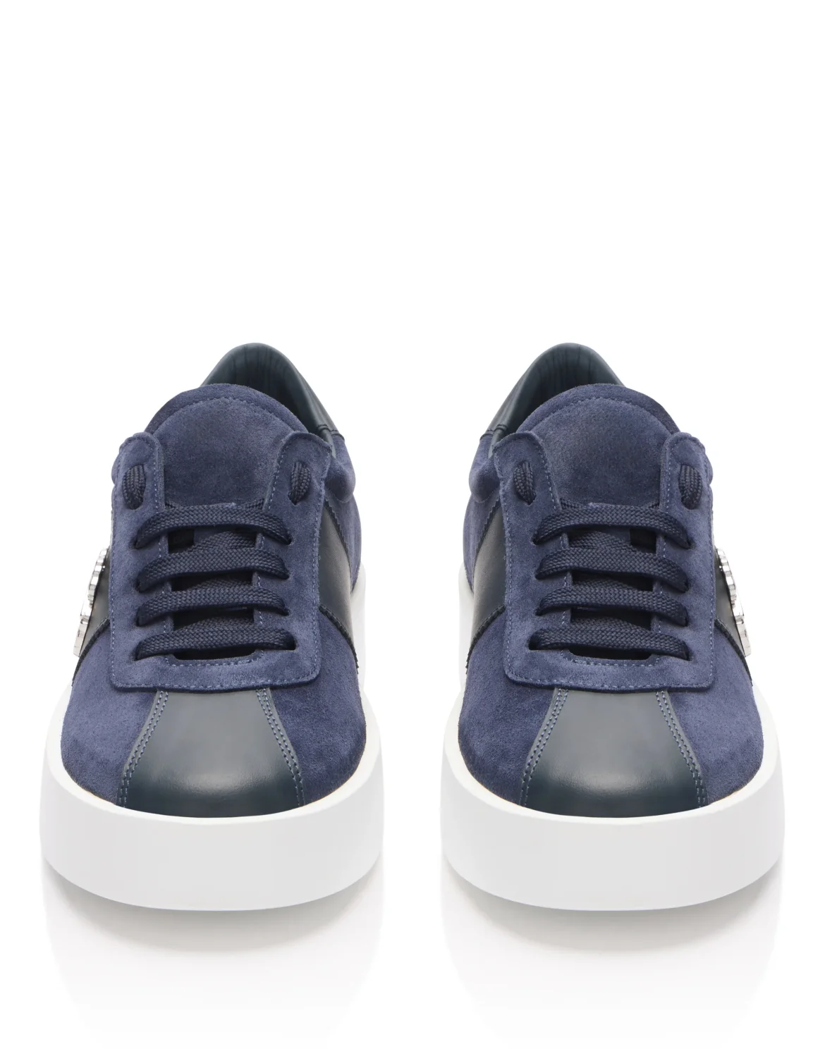 Low-Top Sneakers Suede BB Crest, цвет: Синий