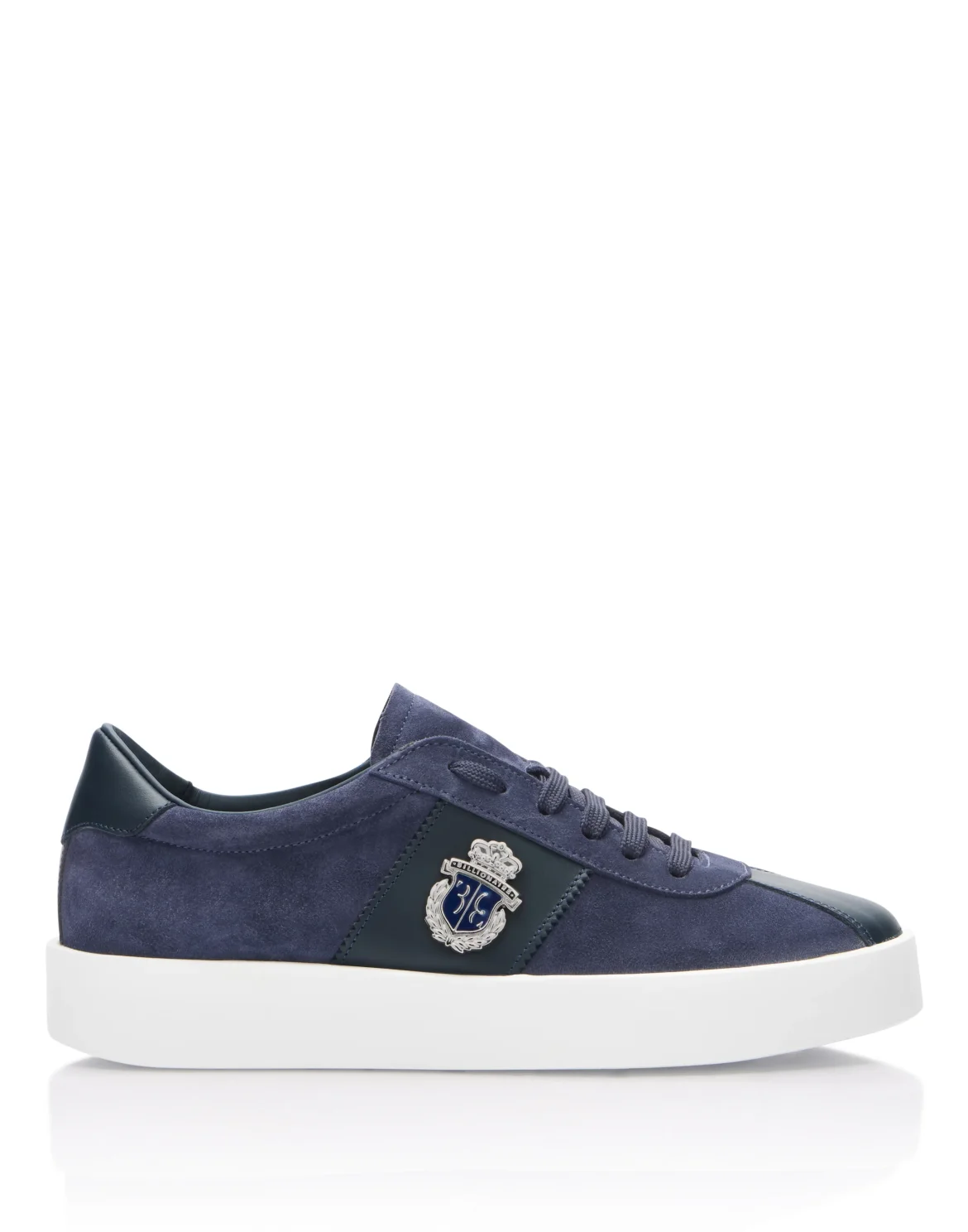 Low-Top Sneakers Suede BB Crest, цвет: Синий