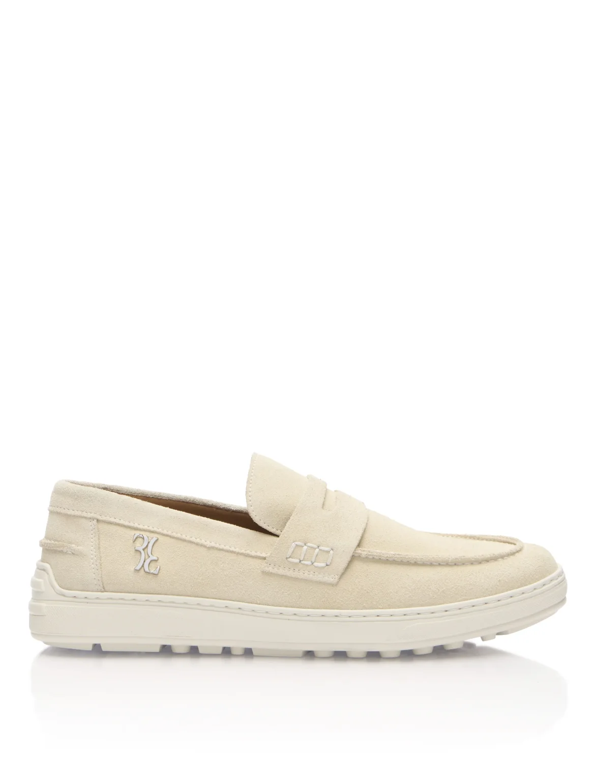 Rafia Suede Loafers, цвет: Бежевый