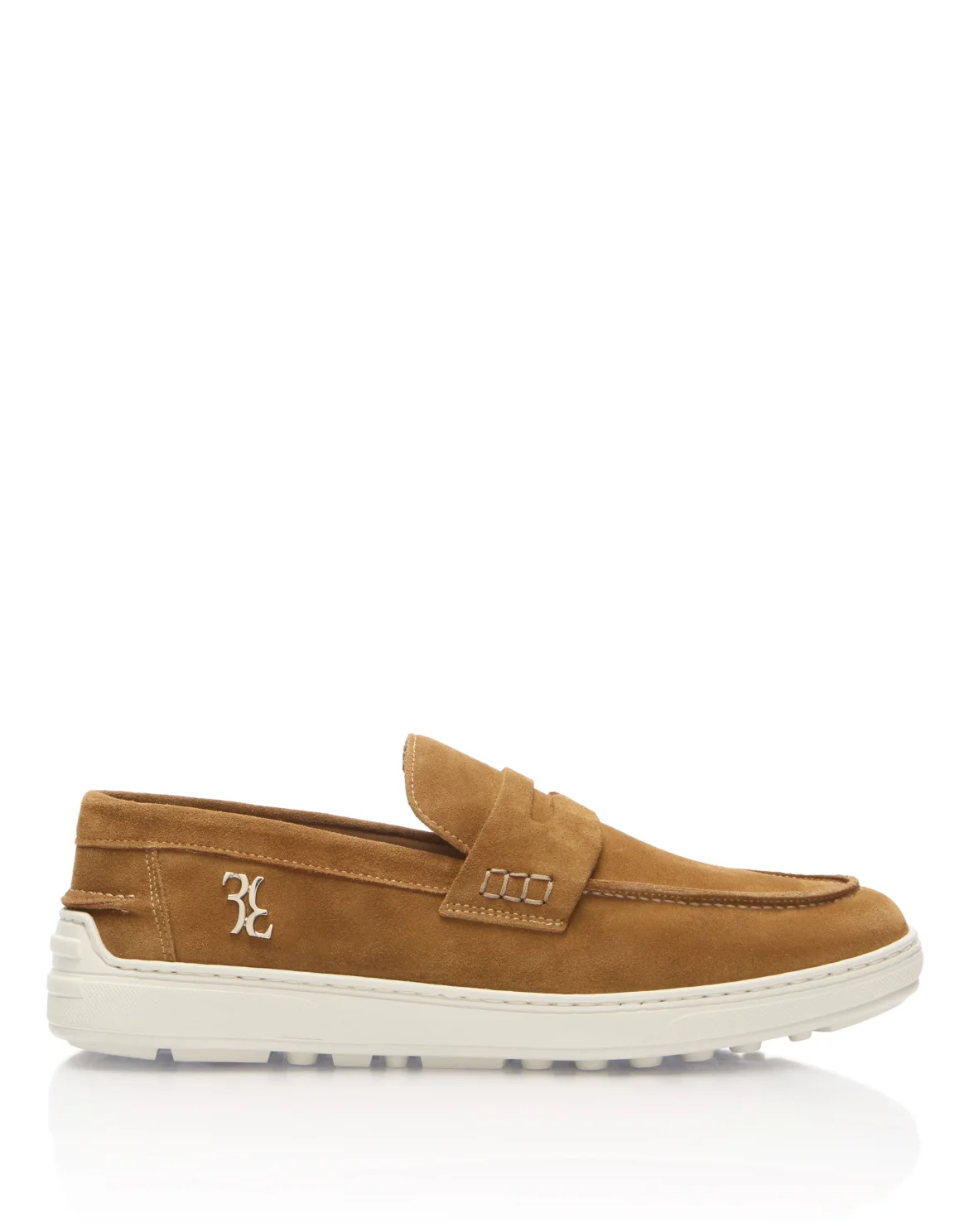 Rafia Suede Loafers, цвет: Бежевый