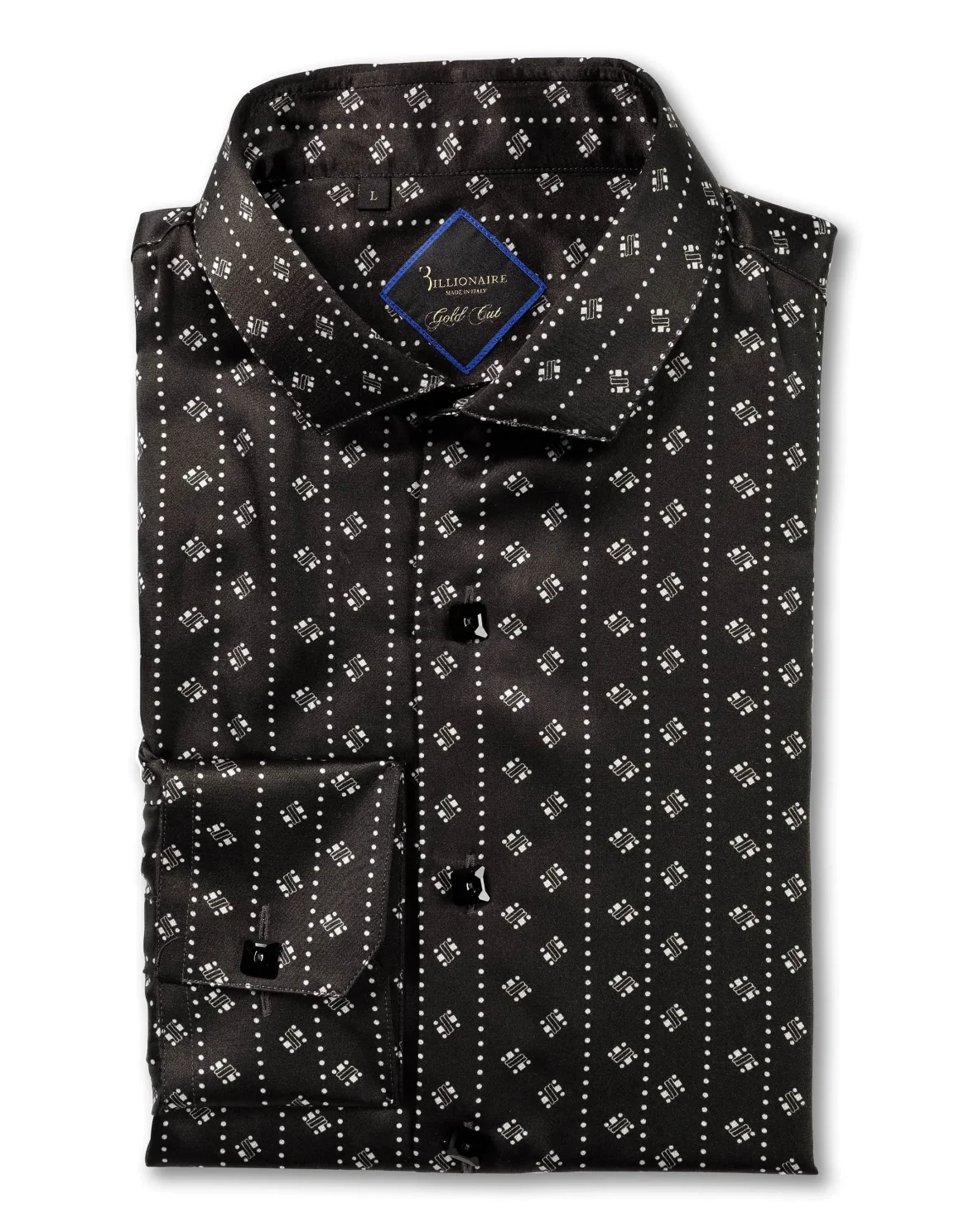 Shirt Gold Cut LS "Apple", цвет: Черный