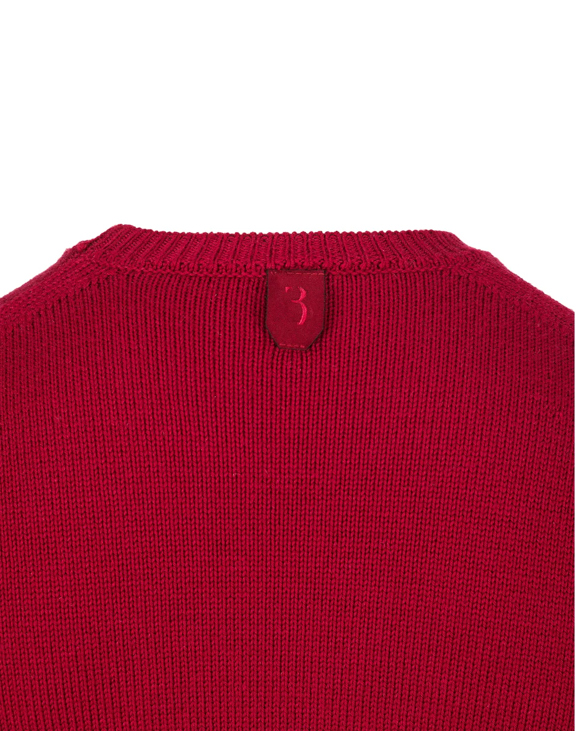 Pullover Round Neck LS Winter Club, цвет: Красный