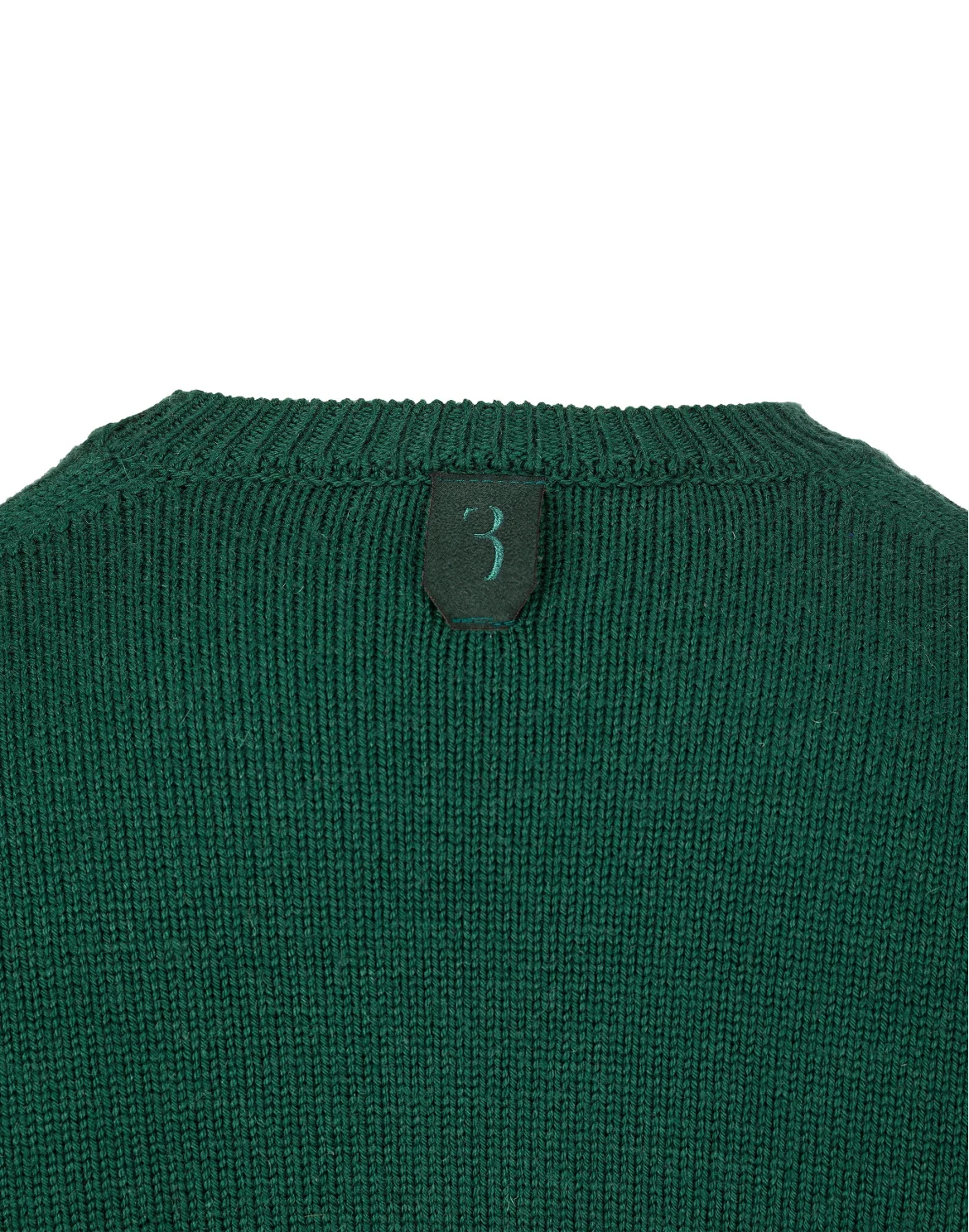 Pullover Round Neck LS Winter Club, цвет: Зеленый