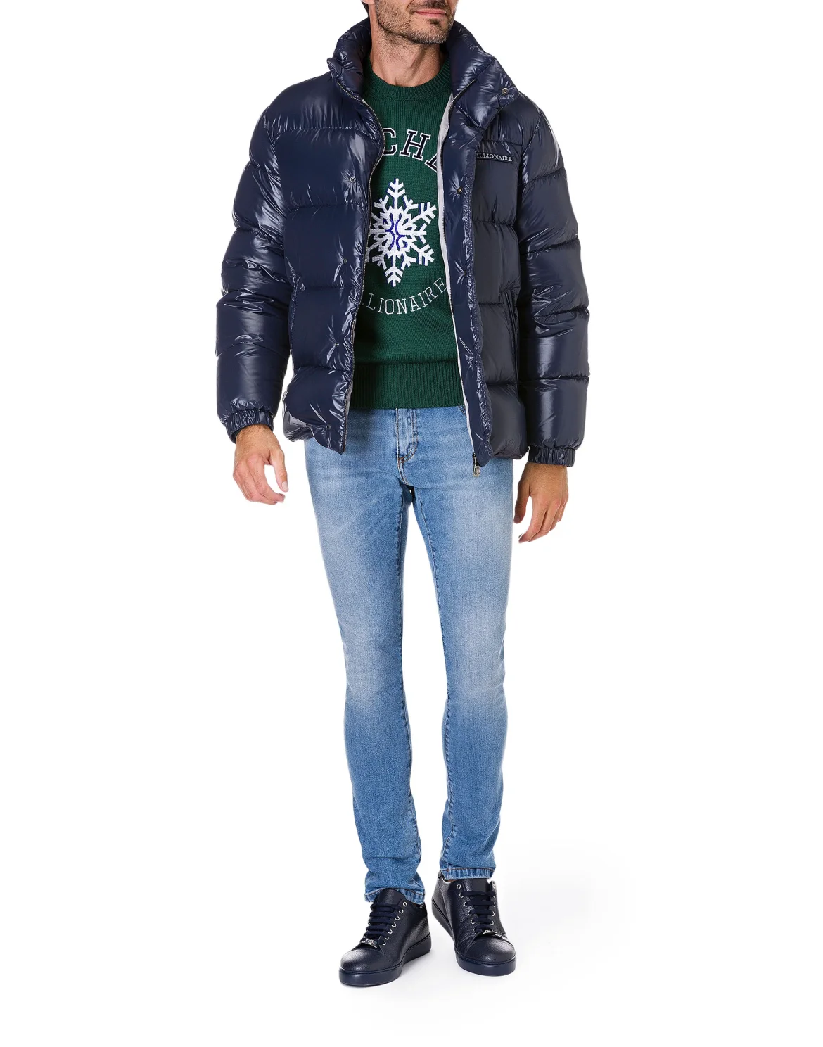 Pullover Round Neck LS Winter Club, цвет: Зеленый