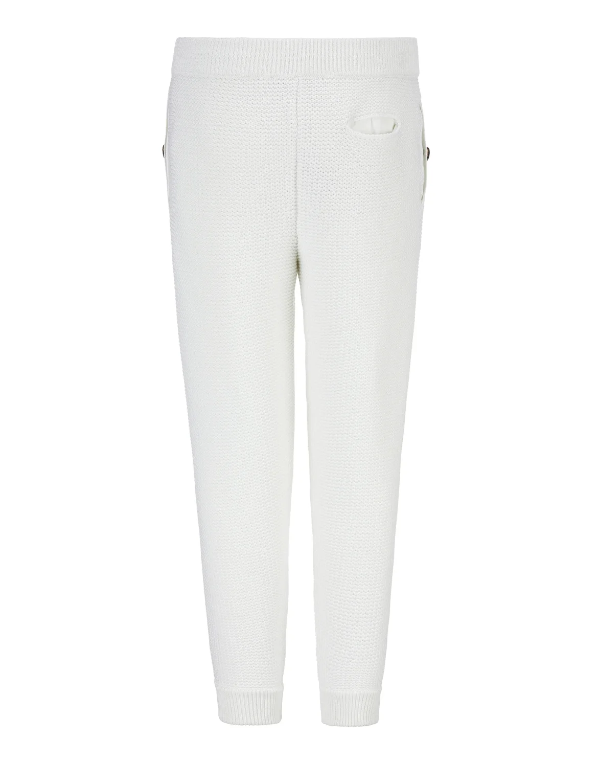 Knit Jogging Trousers Crest, цвет: Белый