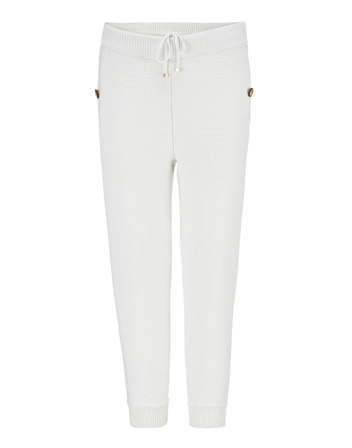 Knit Jogging Trousers Crest, цвет: Белый