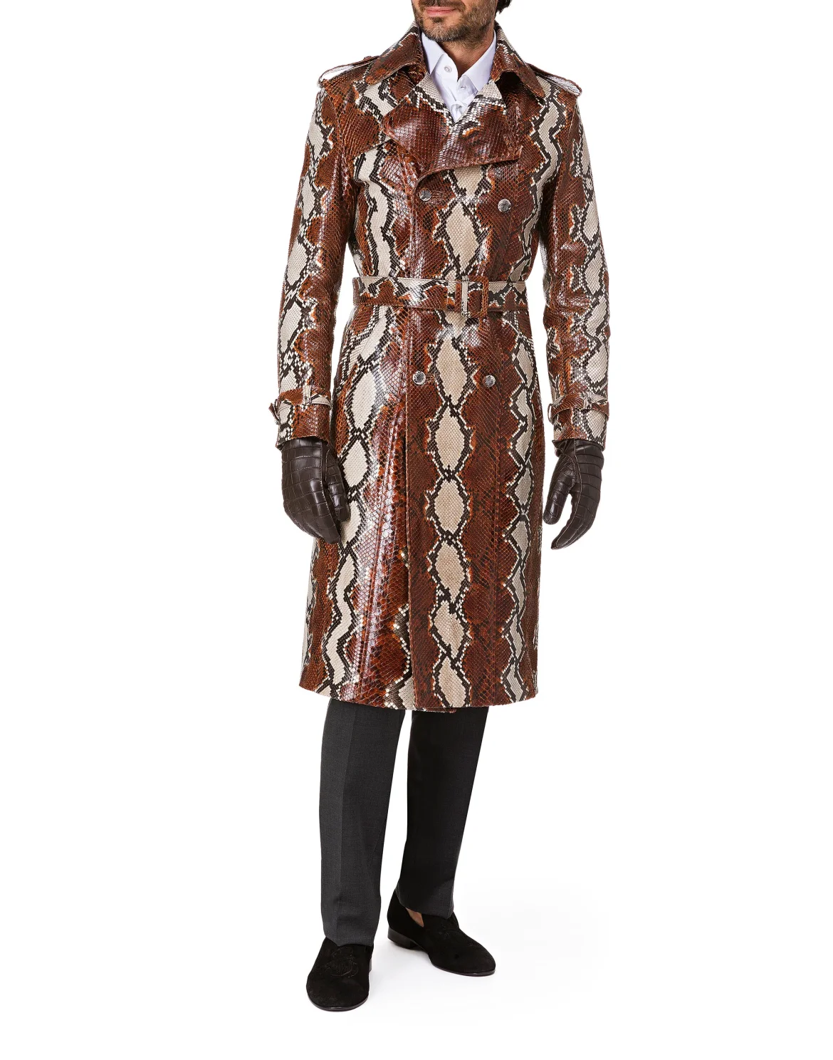 Trench Coat Luxury, цвет: Коричневый