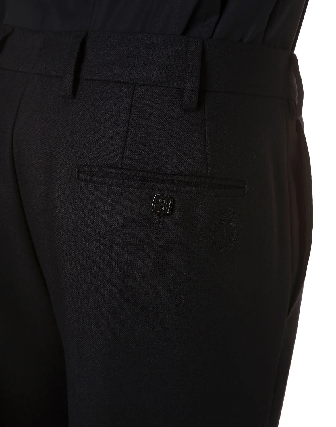 Slim Trousers Crest, цвет: Черный