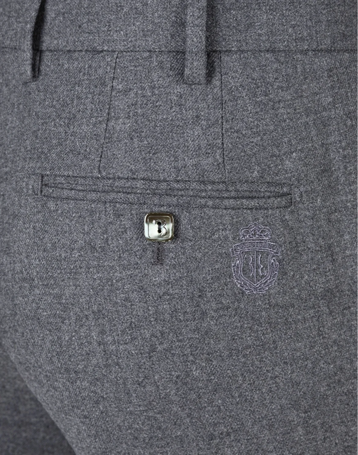 Slim Trousers Crest, цвет: Серый