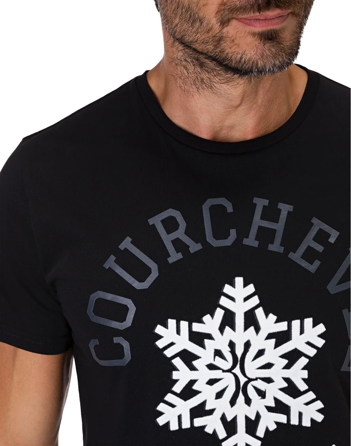 T-shirt Round Neck SS Winter Club, цвет: Черный