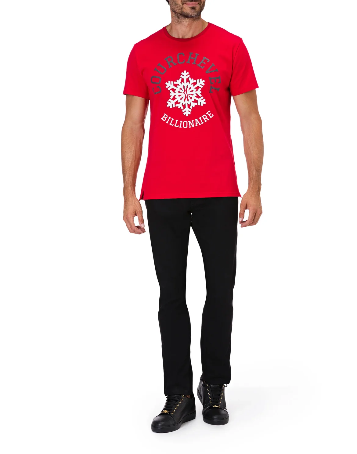 T-shirt Round Neck SS Winter Club, цвет: Красный