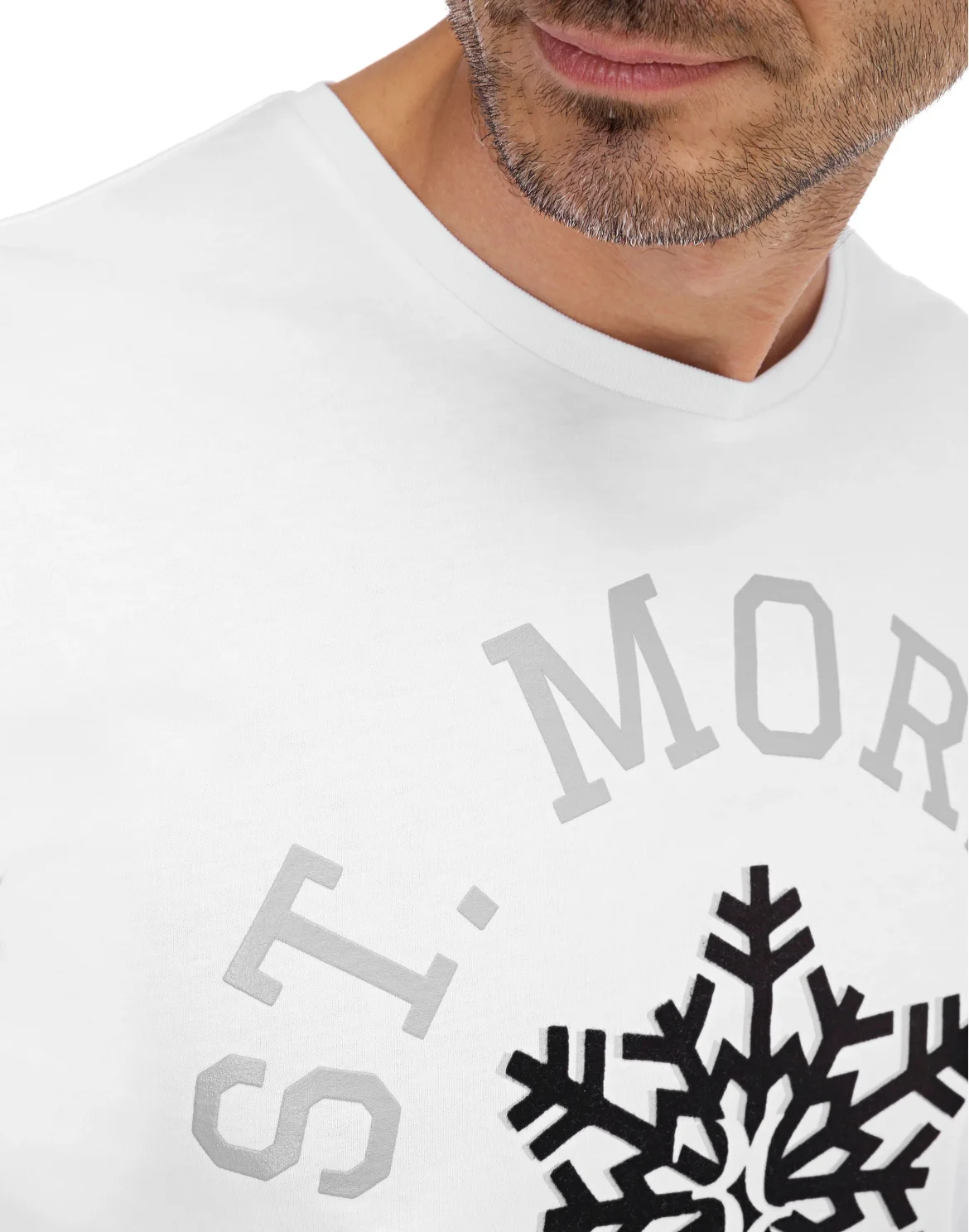 T-shirt Round Neck SS Winter Club, цвет: Белый