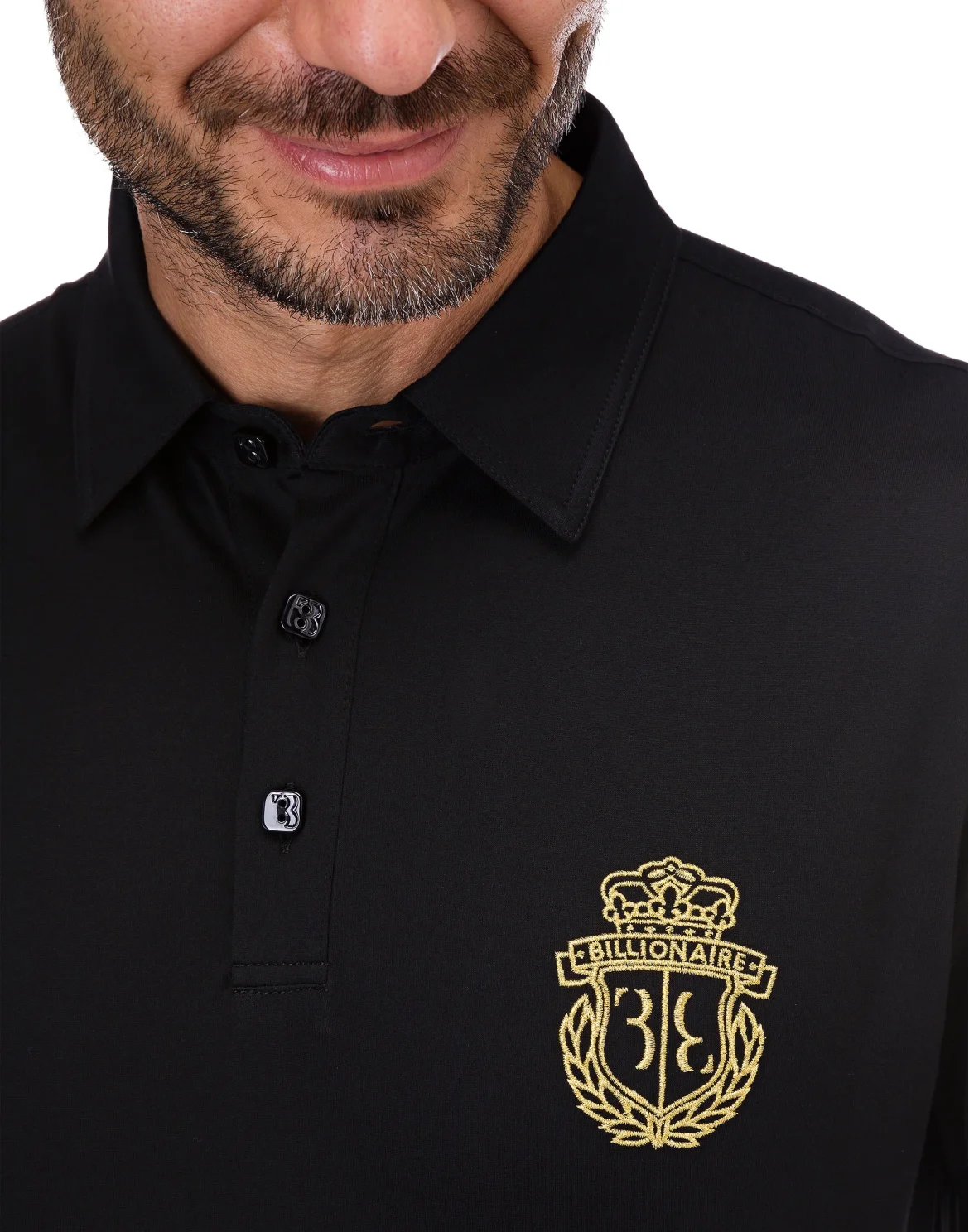 Polo shirt SS Crest, цвет: Черный