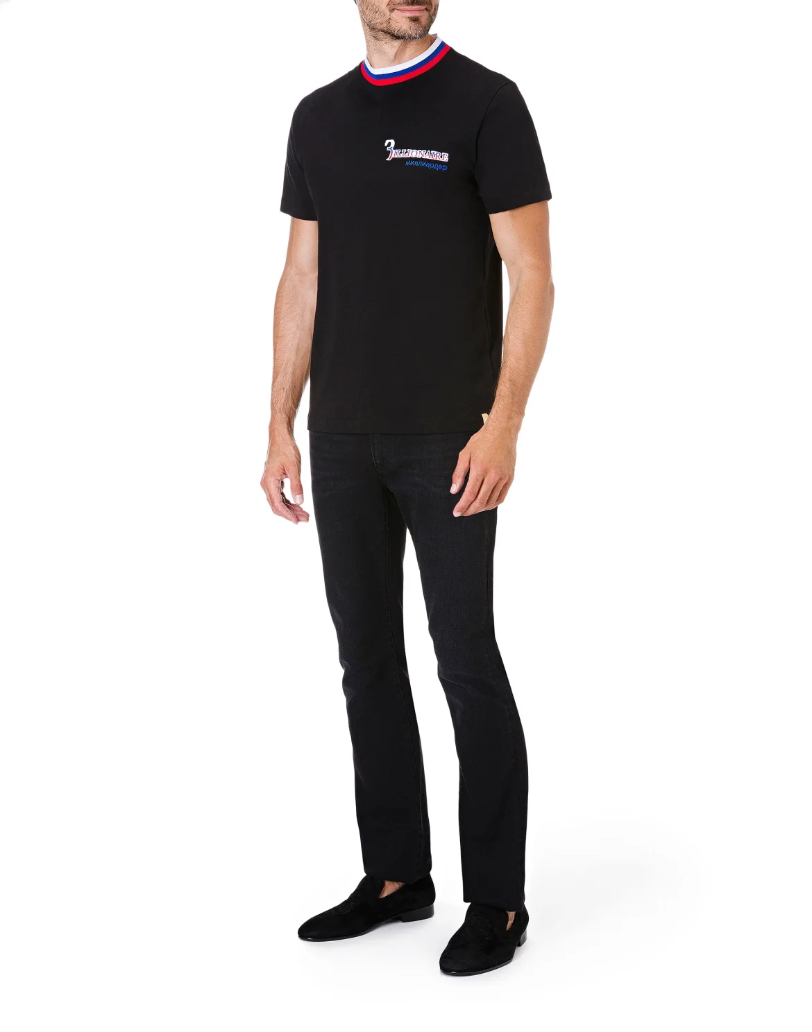 T-shirt Round Neck SS City, цвет: Черный