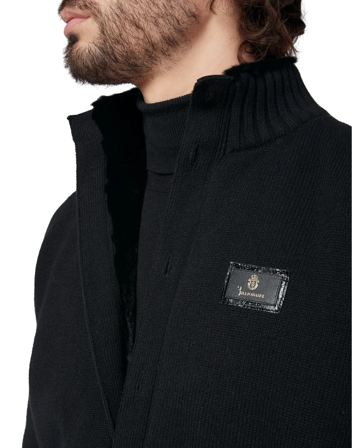 Knit Jacket Luxury, цвет: Черный