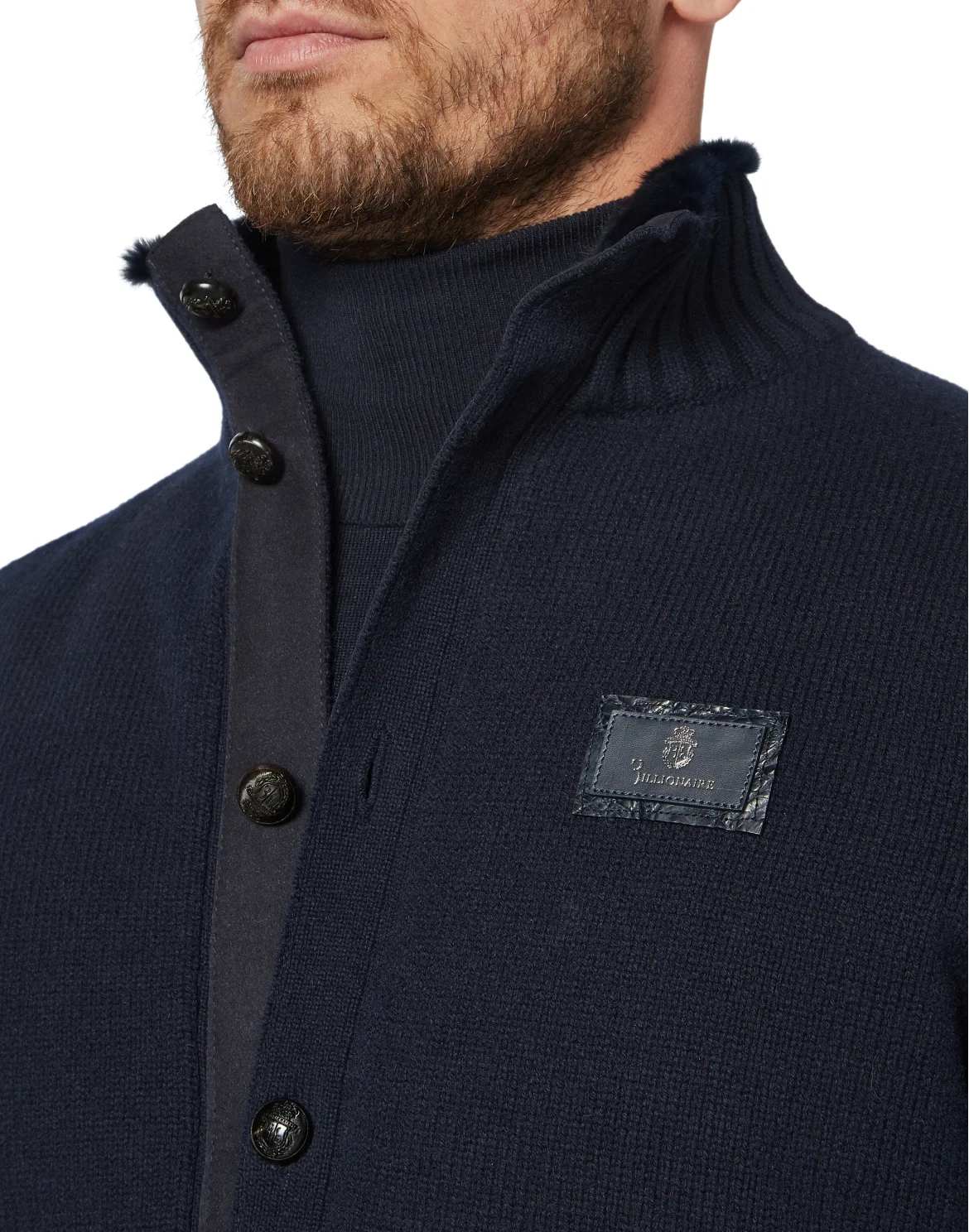 Knit Jacket Luxury, цвет: Синий