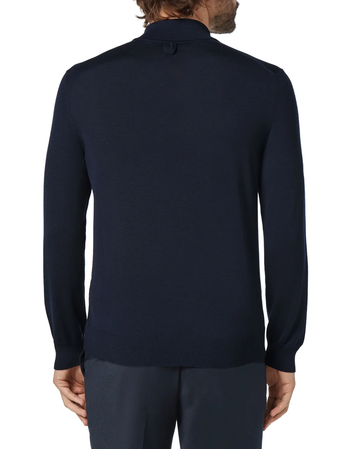 Pullover Polo-Neck LS Crest, цвет: Синий