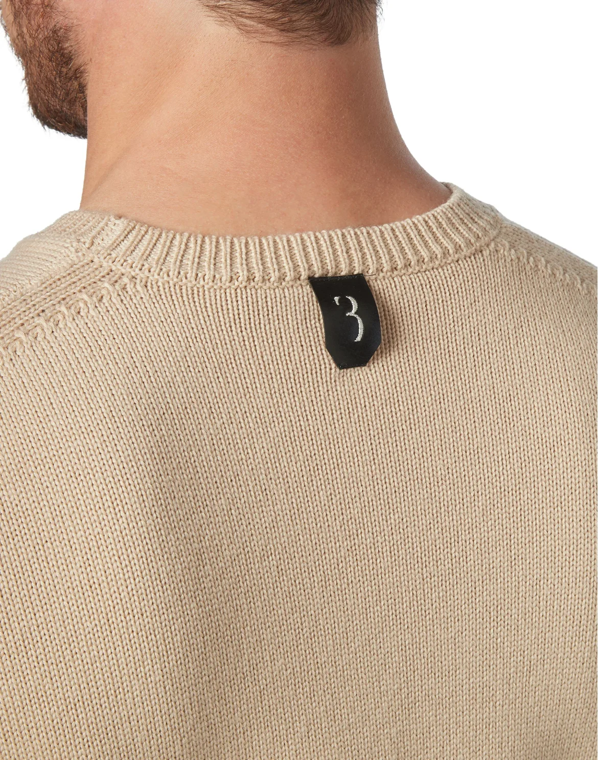 Pullover Round Neck LS Horses, цвет: Бежевый