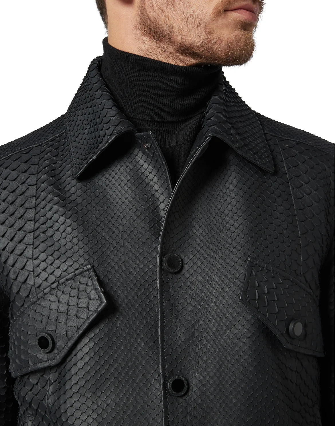 Leather Jacket Luxury, цвет: Черный