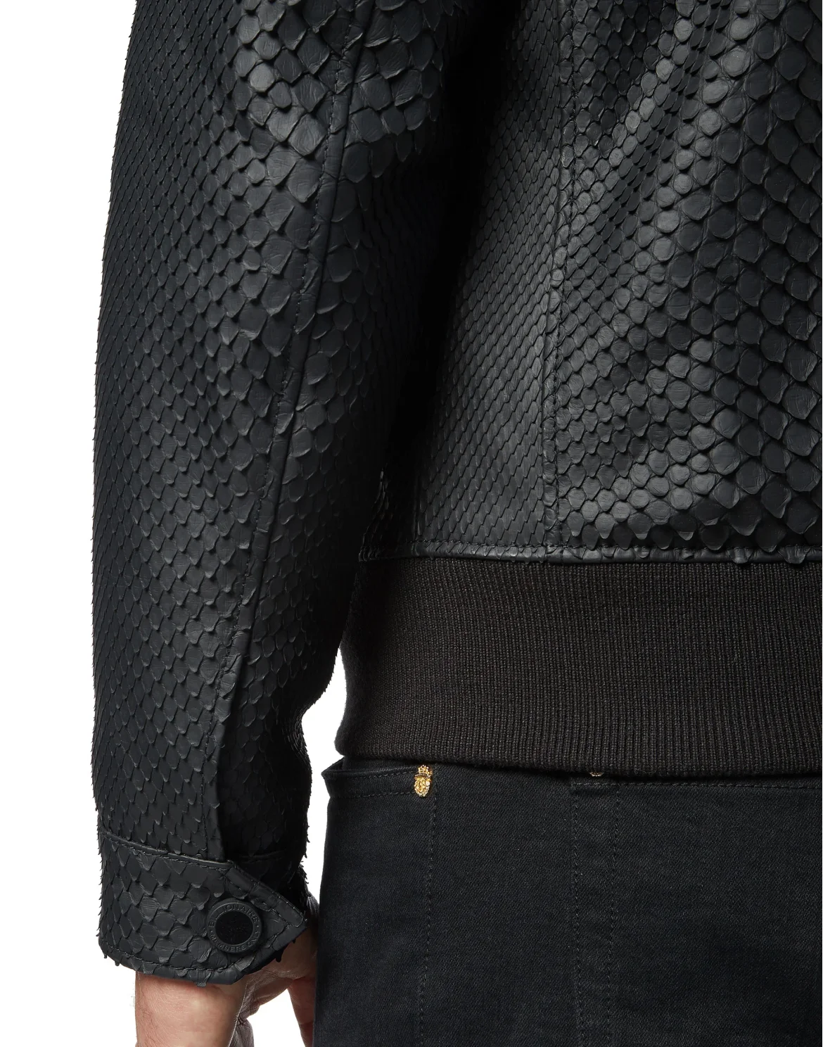 Leather Jacket Luxury, цвет: Черный