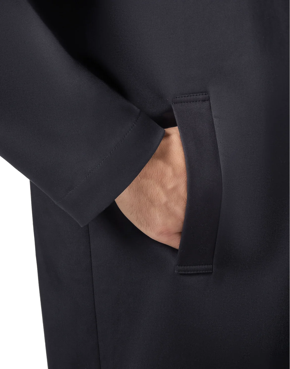 Coat Long Luxury, цвет: Черный