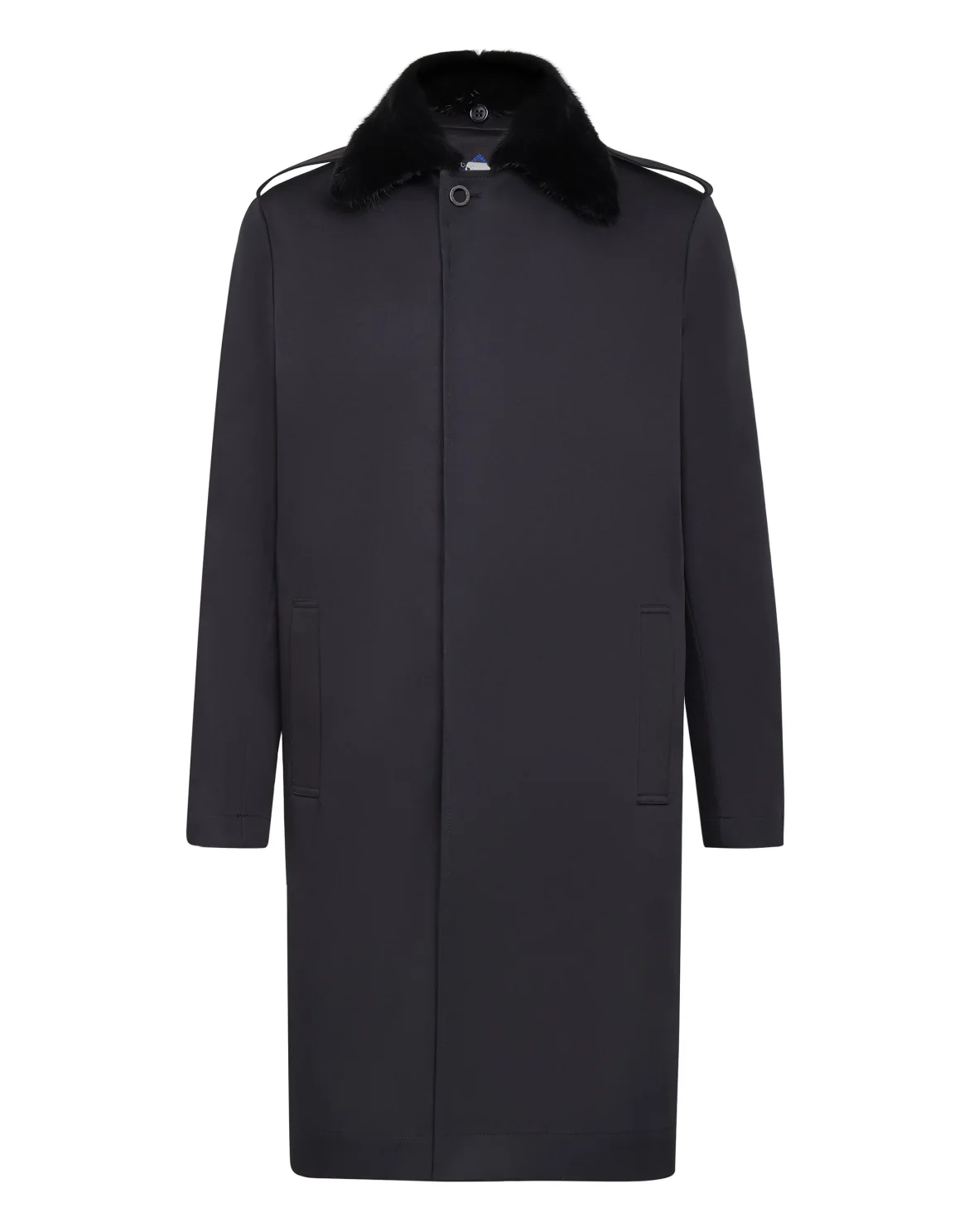 Coat Long Luxury, цвет: Черный