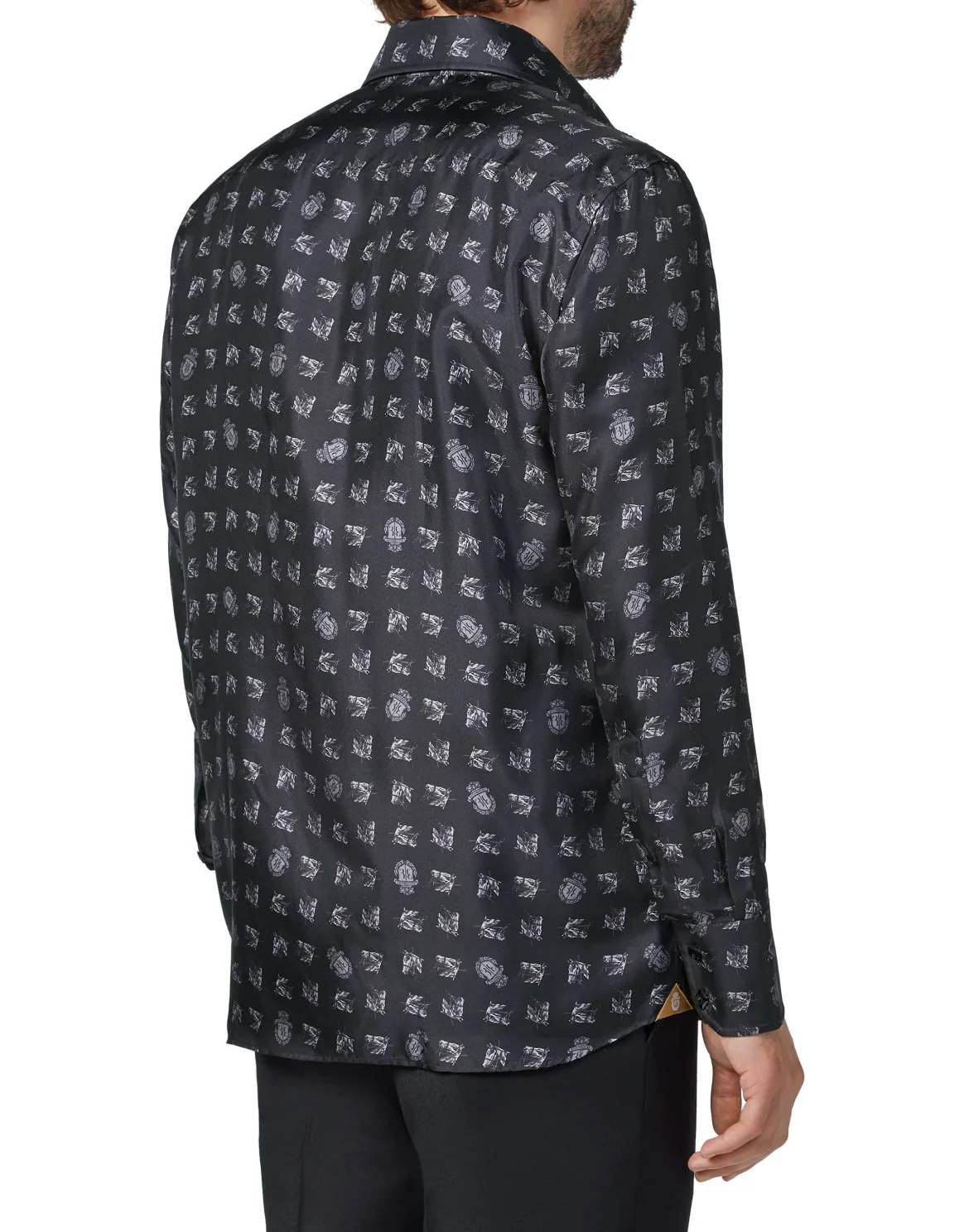 Shirt Gold Cut LS/Milano Horses, цвет: Черный