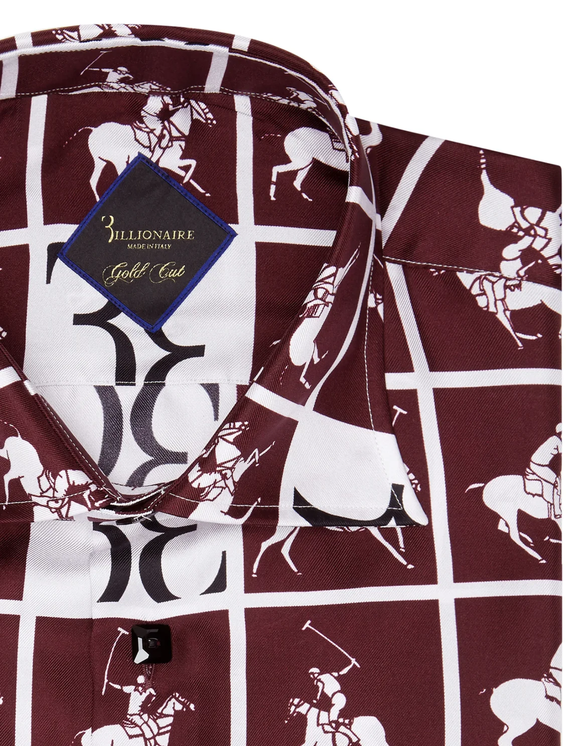 Shirt Gold Cut LS/Flavio Horses, цвет: Красный
