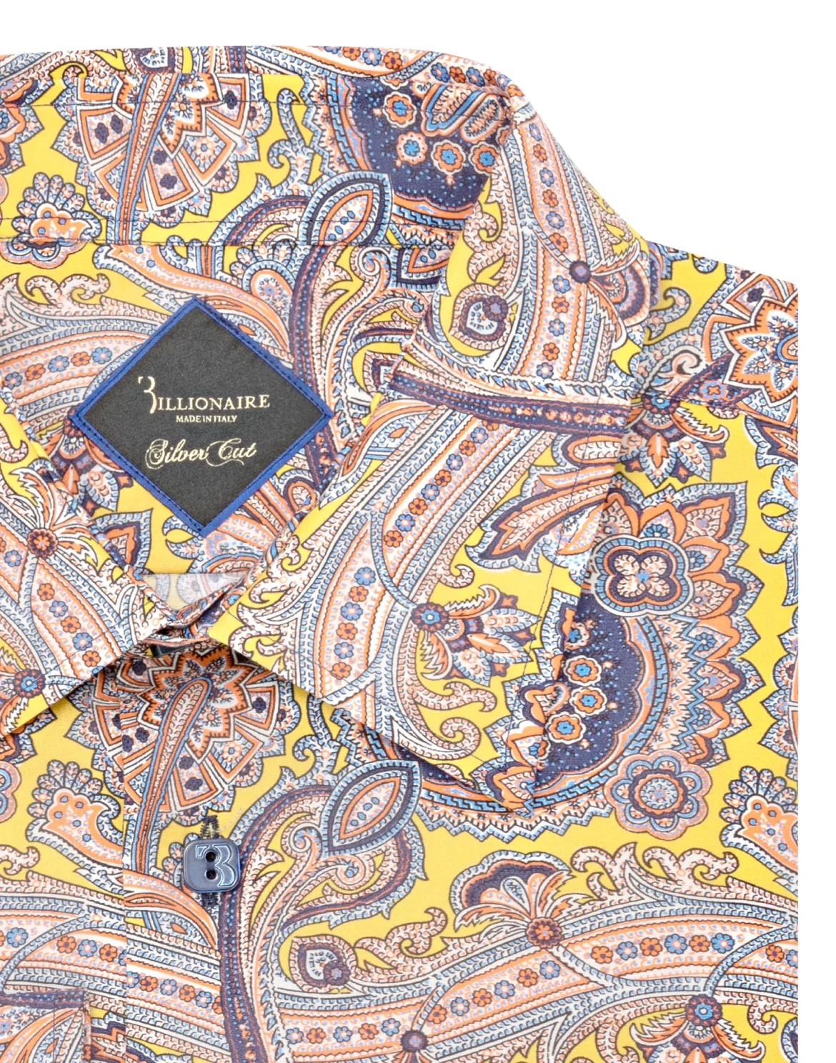 Shirt Silver Cut LS/Milano Paisley, цвет: Черный