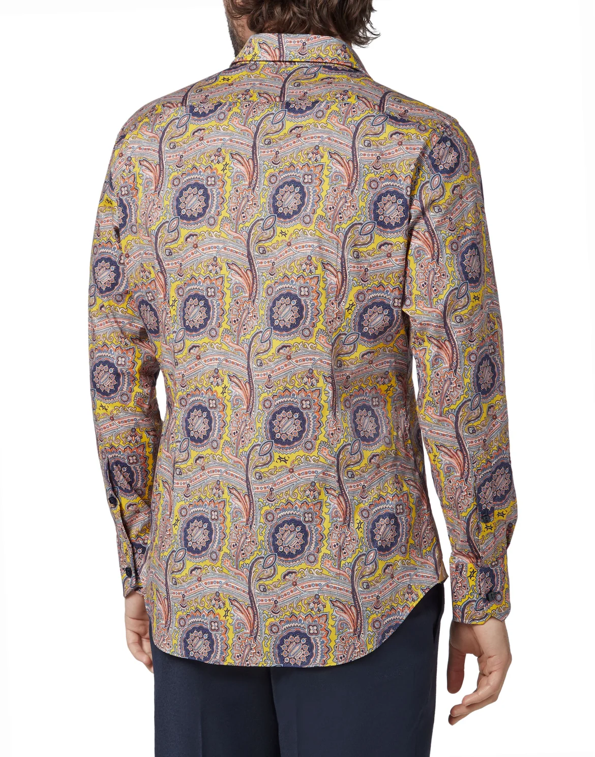 Shirt Silver Cut LS/Milano Paisley, цвет: Черный