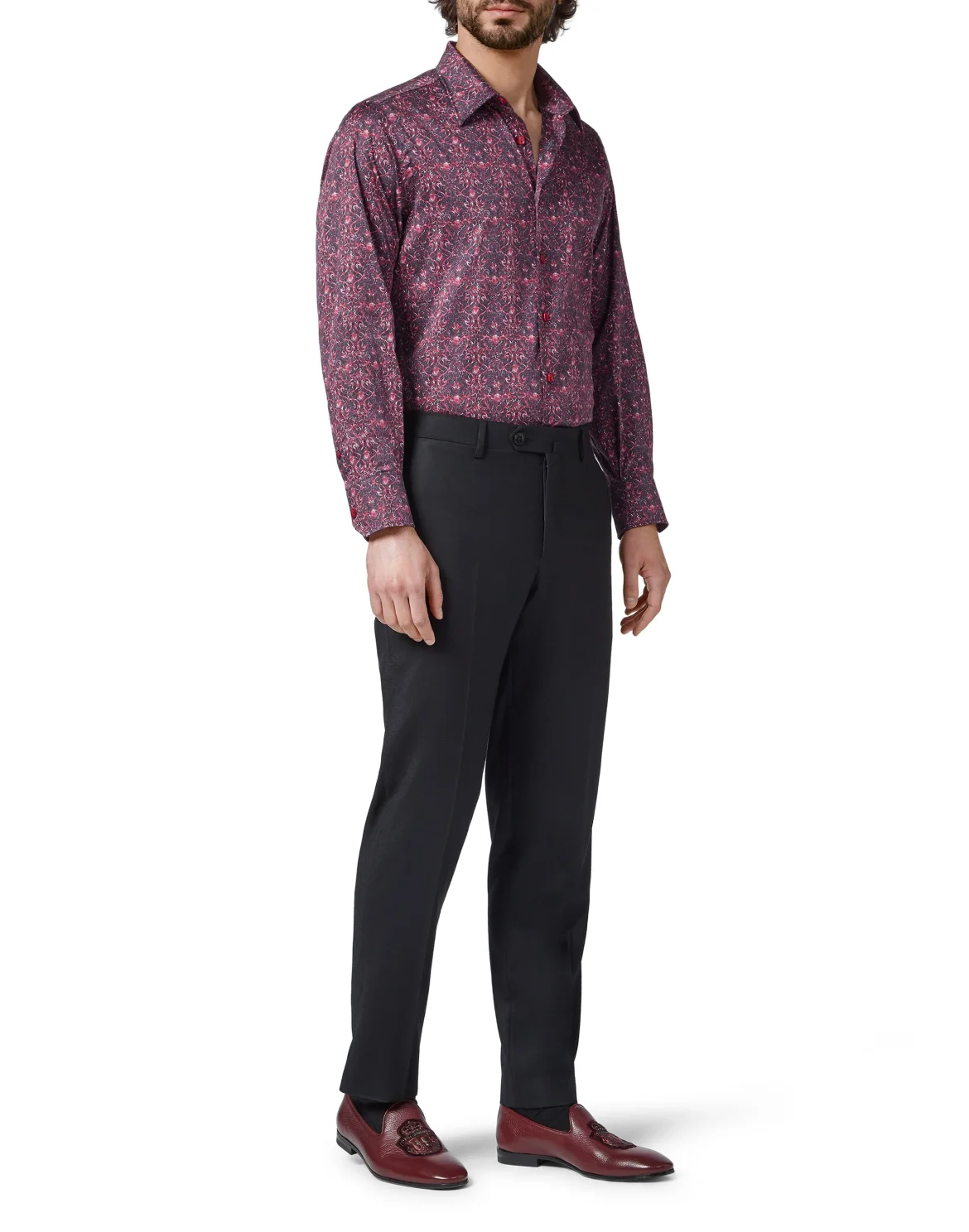 Shirt Silver Cut LS Crest, цвет: Красный