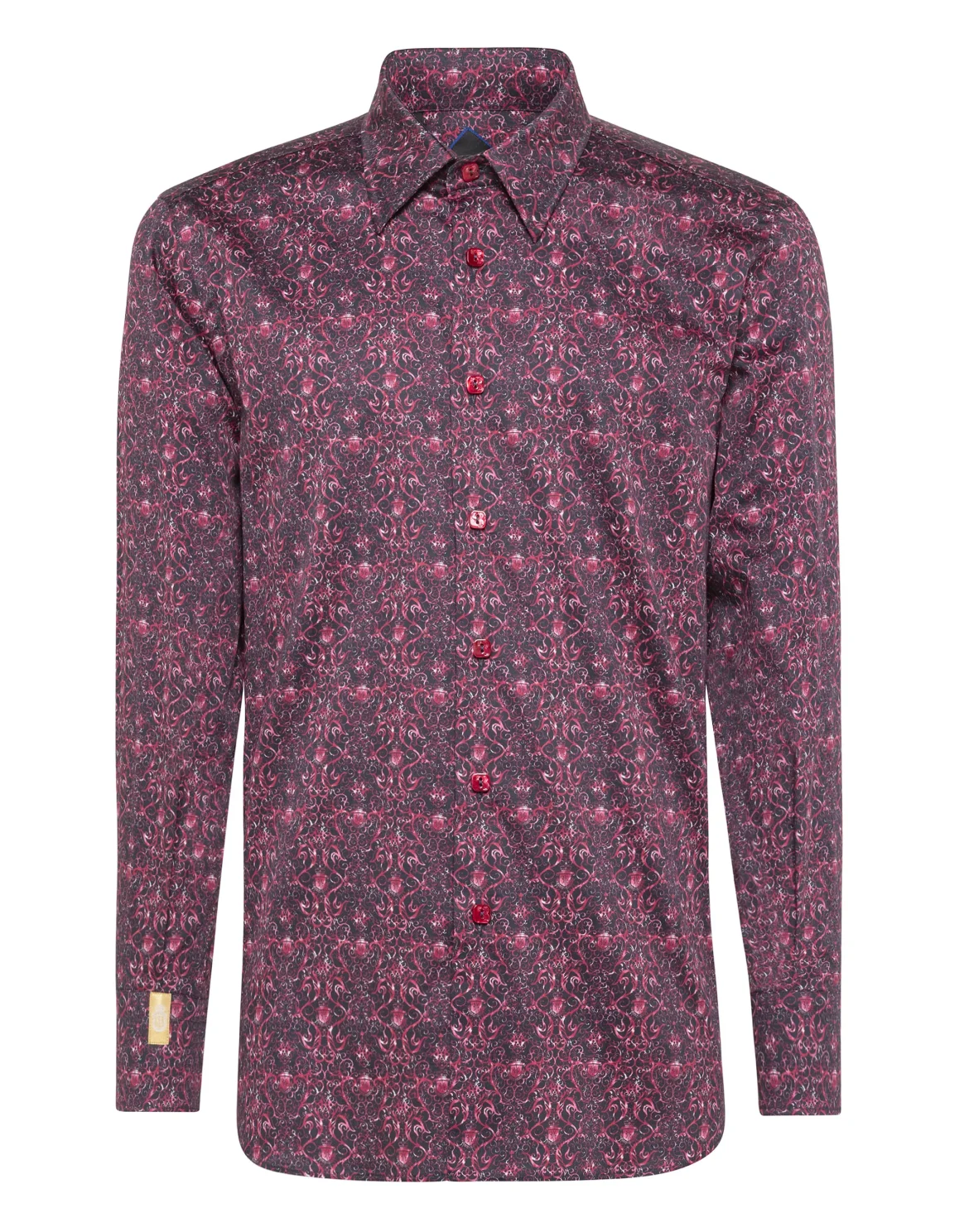 Shirt Silver Cut LS Crest, цвет: Красный