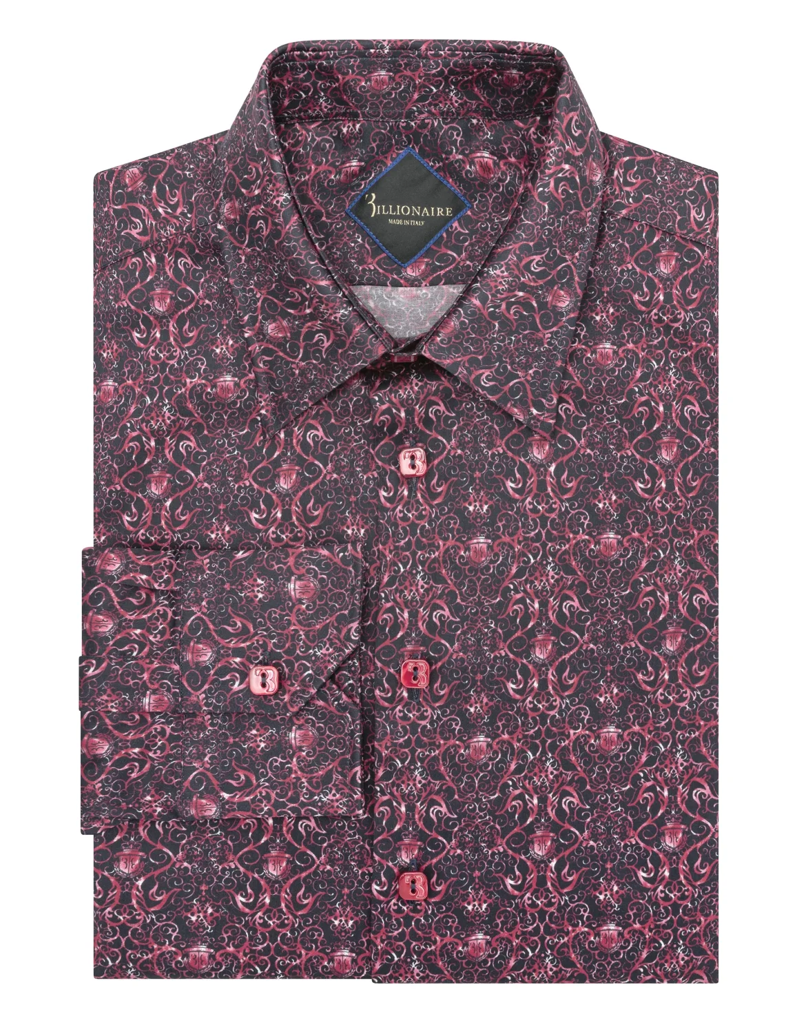 Shirt Silver Cut LS Crest, цвет: Красный