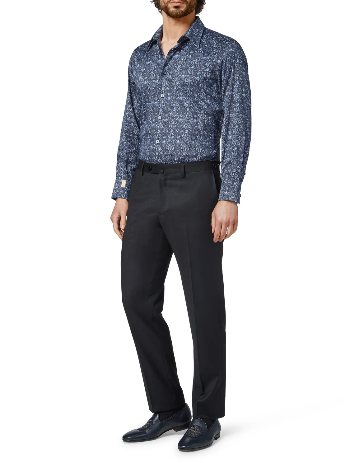 Shirt Silver Cut LS Crest, цвет: Синий