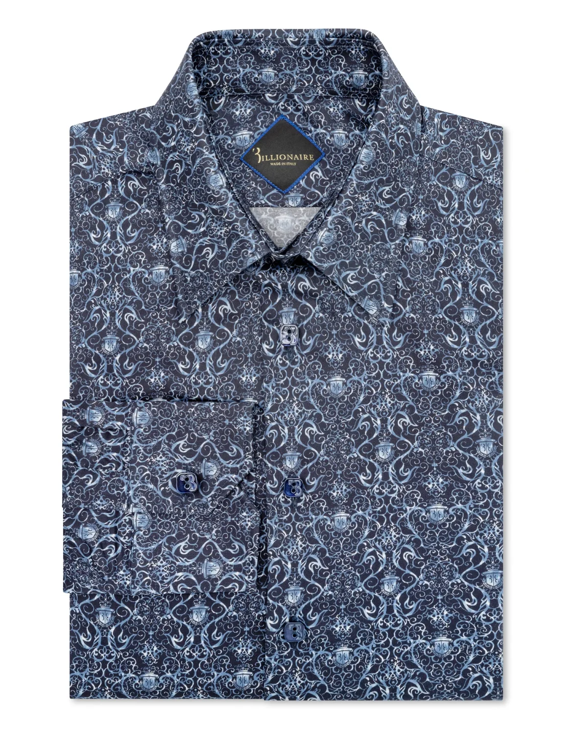 Shirt Silver Cut LS Crest, цвет: Синий