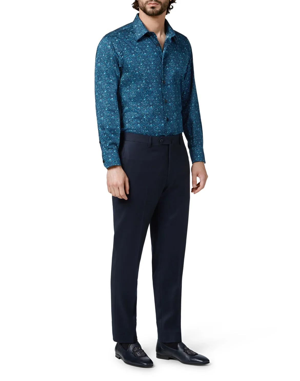 Shirt Silver Cut LS Crest, цвет: Синий
