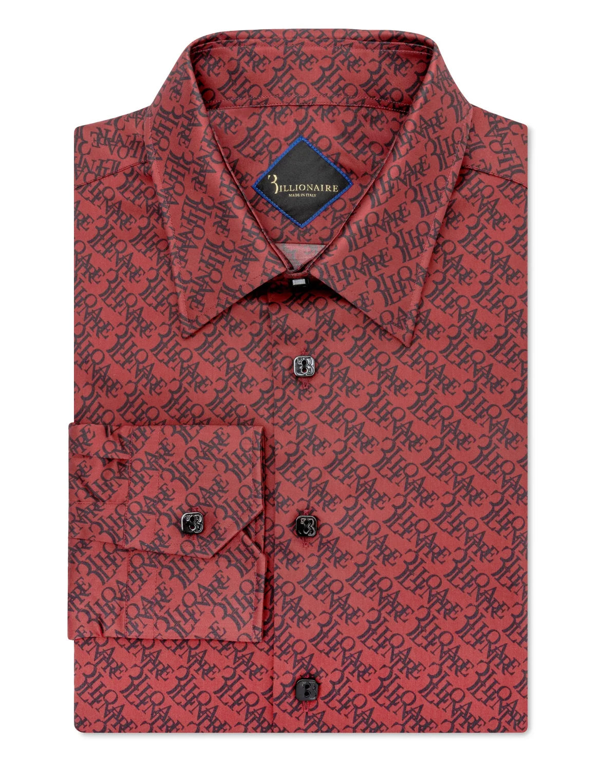 Shirt Silver Cut LS Logos, цвет: Красный