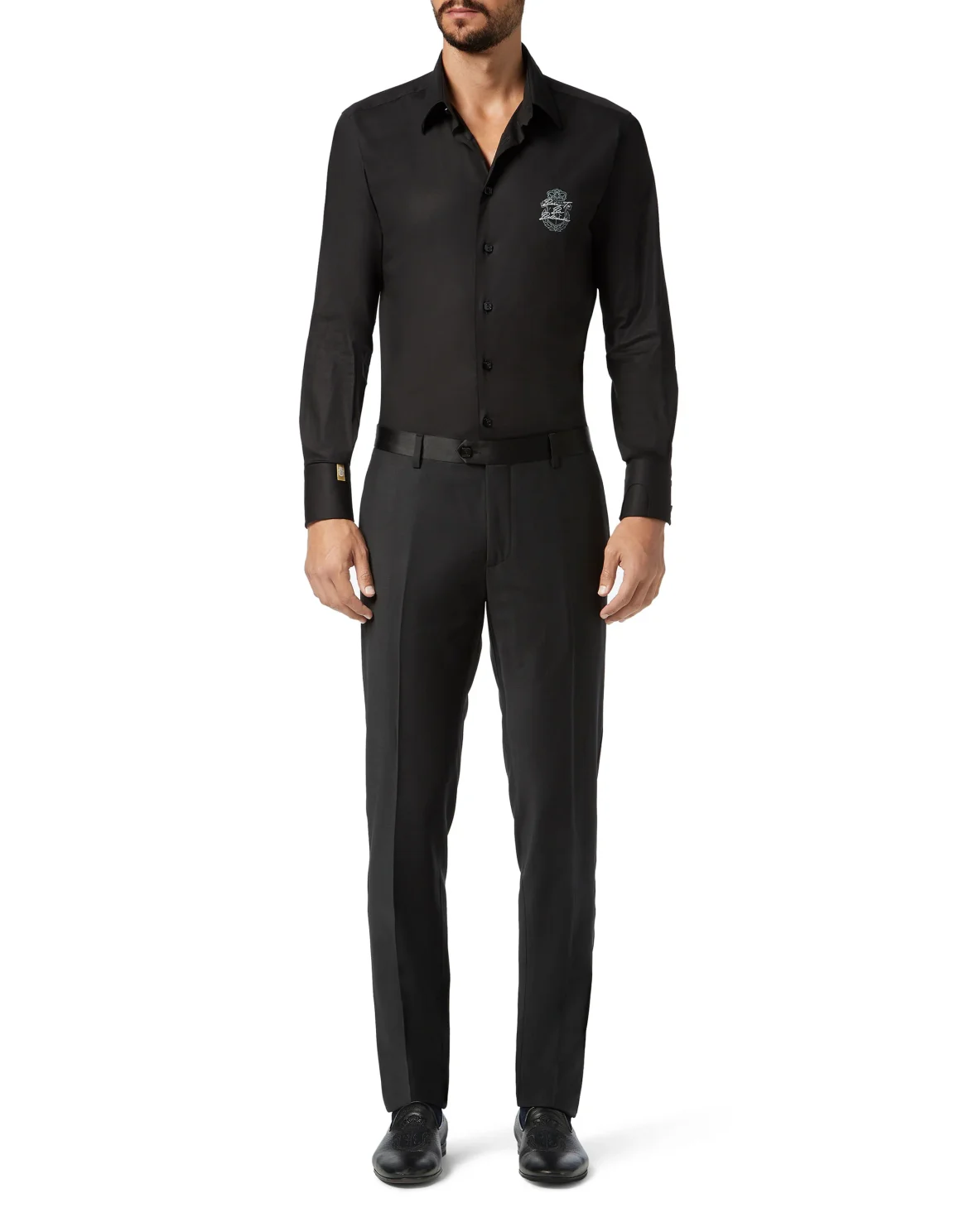 Slim Trousers Elegant, цвет: Черный