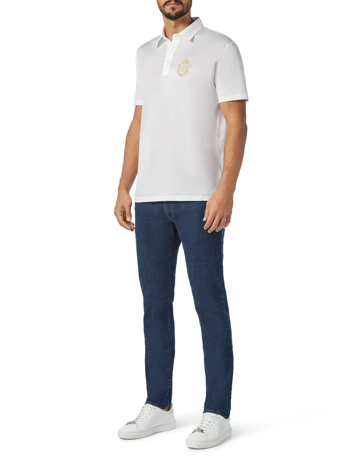 Polo shirt SS Crest, цвет: Белый