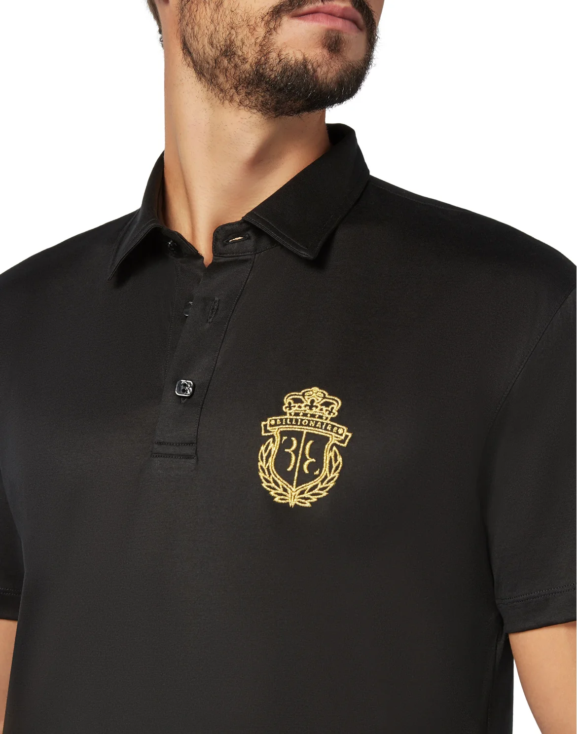 Polo shirt SS Crest, цвет: Черный