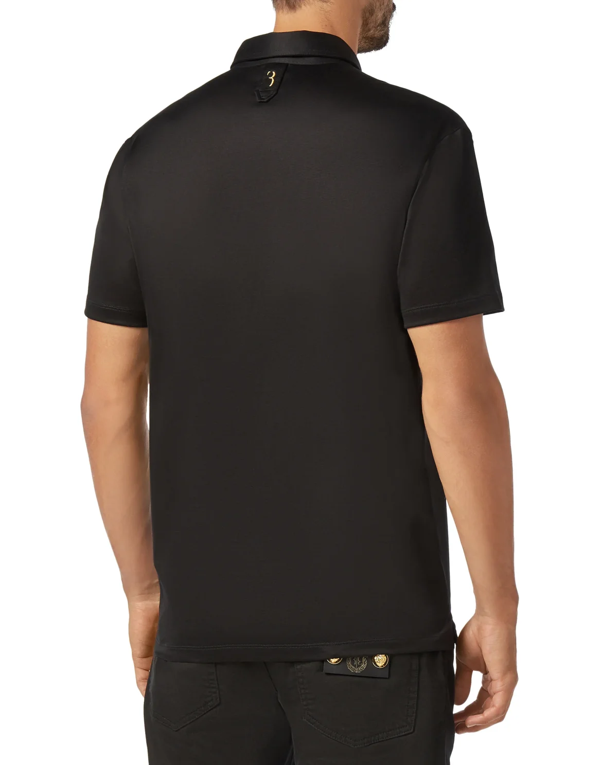 Polo shirt SS Crest, цвет: Черный
