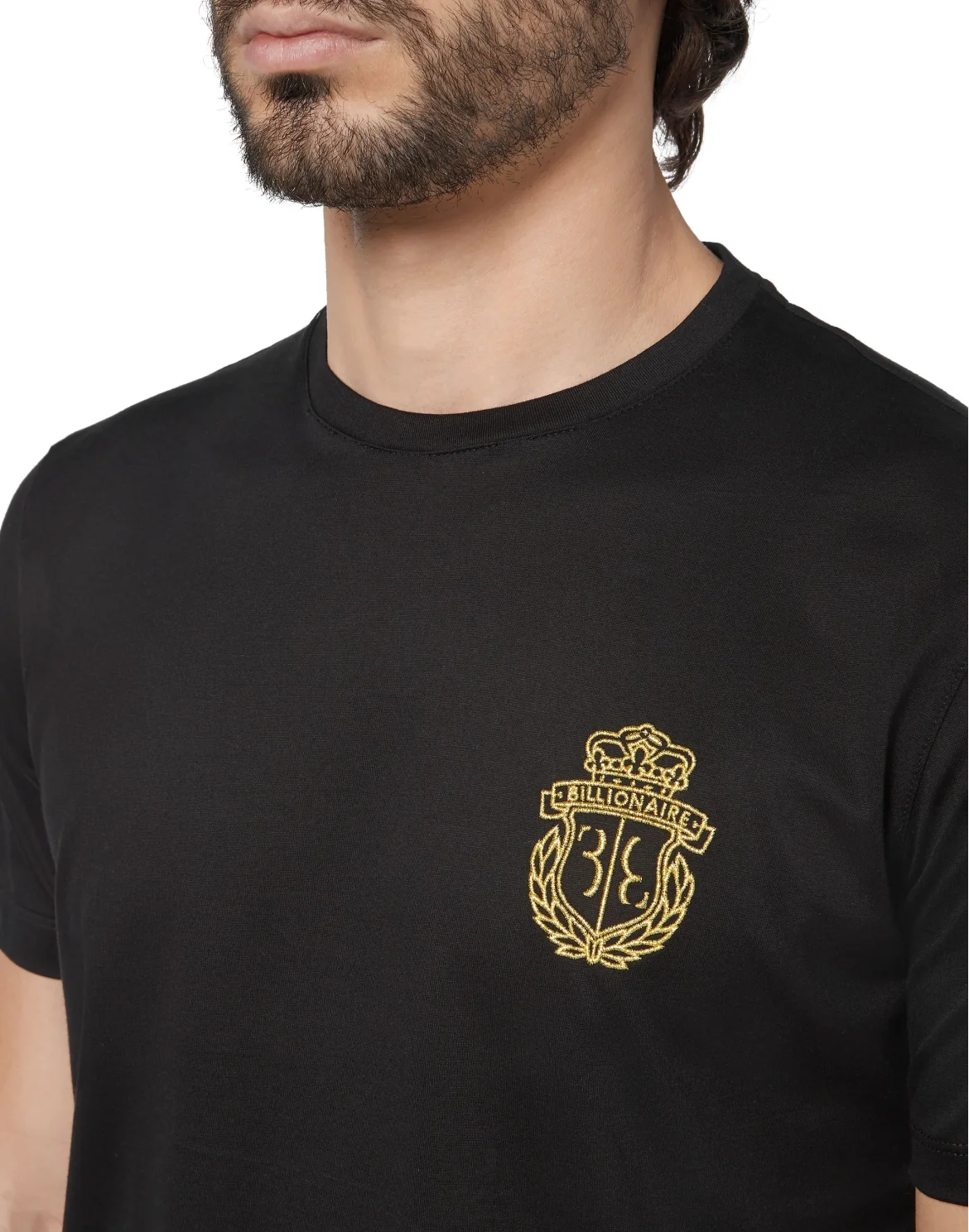 T-shirt Round Neck SS Crest, цвет: Черный
