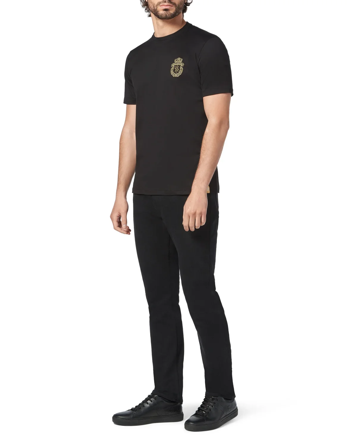 T-shirt Round Neck SS Crest, цвет: Черный