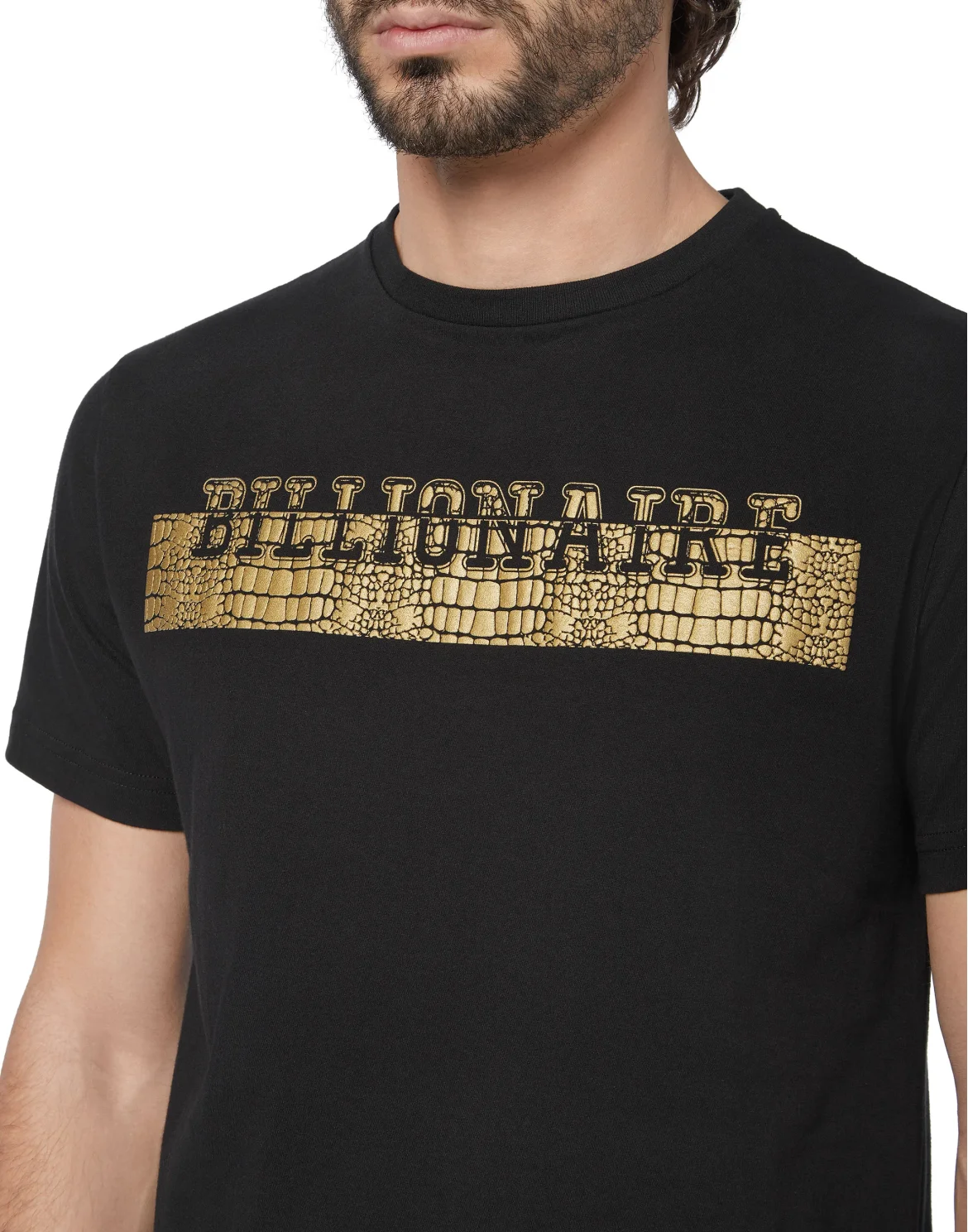 T-shirt Round Neck SS Stripes, цвет: Черный