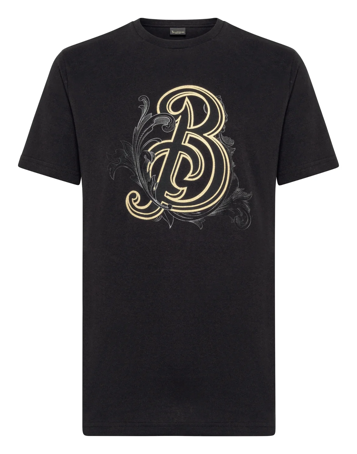 T-shirt Round Neck SS Baroque, цвет: Черный