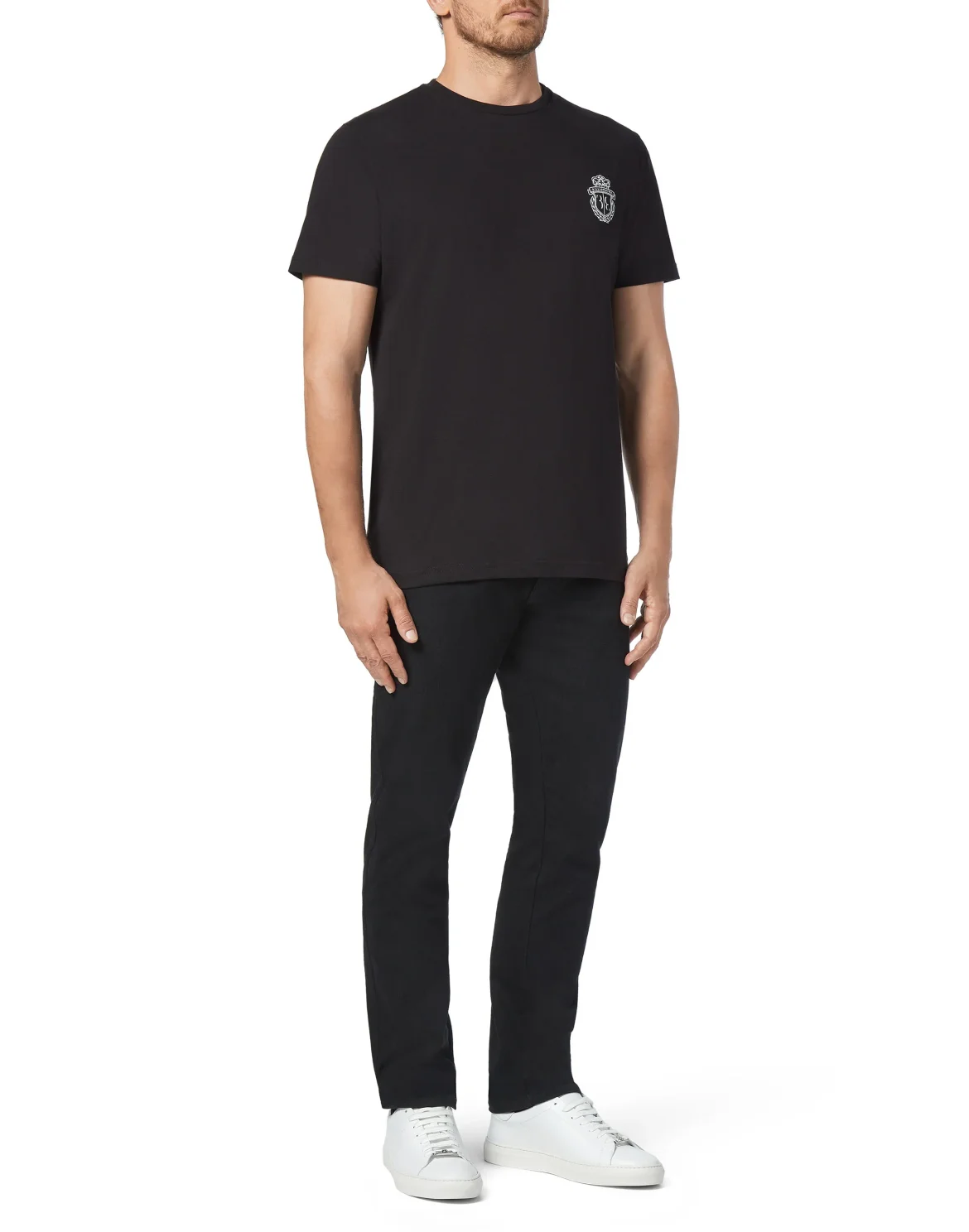 T-shirt Round Neck SS Lion, цвет: Черный