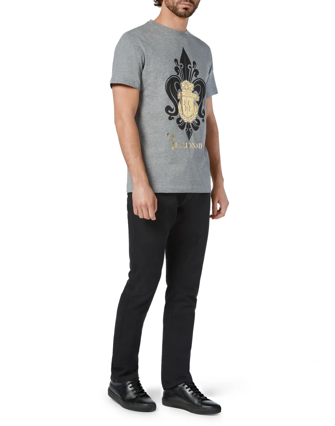 T-shirt Round Neck SS Giglio, цвет: Серый