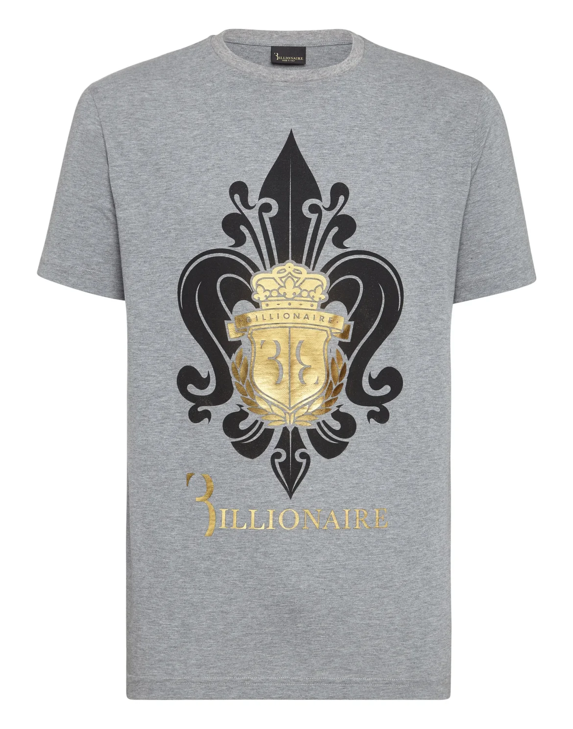 T-shirt Round Neck SS Giglio, цвет: Серый